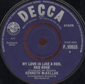 Kenneth McKellar : My Love Is Like A Red, Red Rose (7", Single, 4-P)