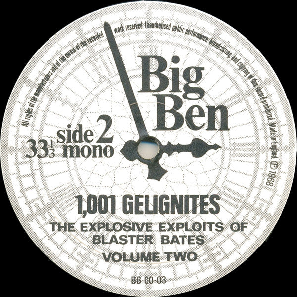 Blaster Bates : 1,001 Gelignites (LP, Mono)