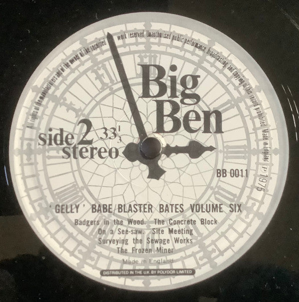 Blaster Bates : 'Gelly' Babe (LP)