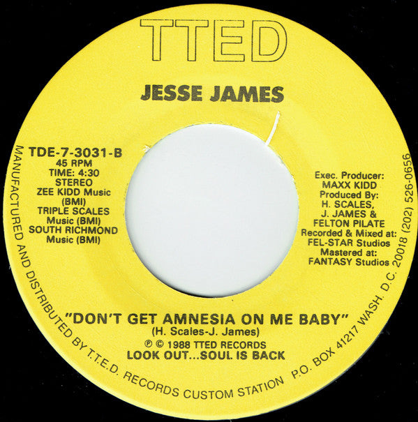 Jesse James (2) : I'm Gonna Be Rich And Famous (7", Ter)