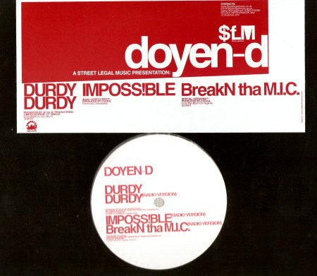Doyen D : Durdy Durdy (12", Single, Ltd)