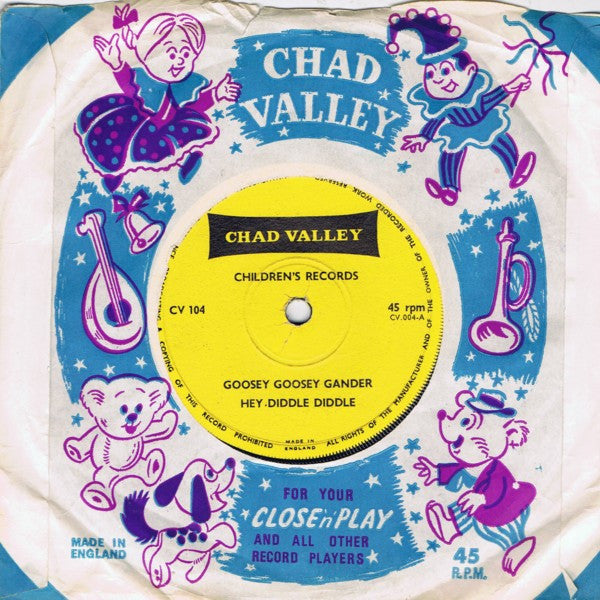 Unknown Artist : Goosey Goosey Gander / Hey Diddle Diddle (7")