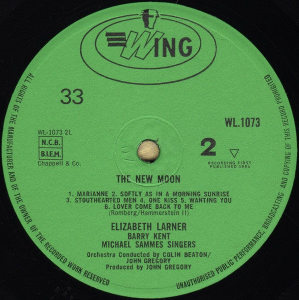 Barry Kent, Elizabeth Larner, Mike Sammes Singers Orchestra Conducted By Alan Braden, Colin Beaton And John Gregory : Selections From Rose Marie And The New Moon (LP, Mono)