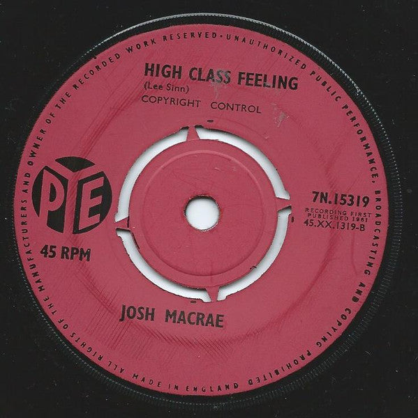 Josh Macrae : Messing About On The River (7")