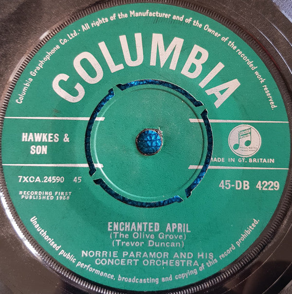 Norrie Paramor And His Orchestra : Enchanted April (7", Single)
