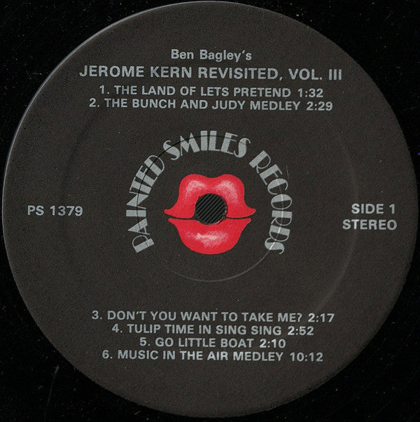 Ben Bagley, Kaye Ballard, Dody Goodman, Arthur Siegel, Joanne Woodward : Ben Bagley's Jerome Kern Revisited Vol. III (LP, Album)
