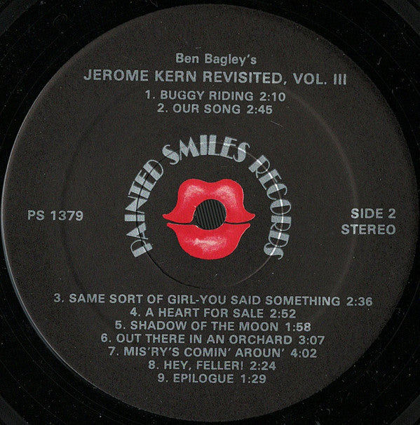Ben Bagley, Kaye Ballard, Dody Goodman, Arthur Siegel, Joanne Woodward : Ben Bagley's Jerome Kern Revisited Vol. III (LP, Album)