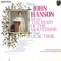 John Hanson (3) : This Is John Hanson Vol 3 In The Maid Of The Mountains And Lilac Time (LP)