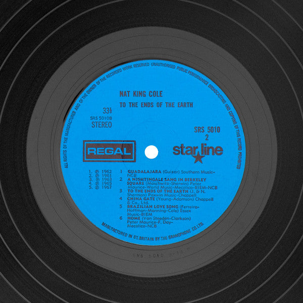 Nat King Cole : To The Ends Of The Earth (LP, Comp)