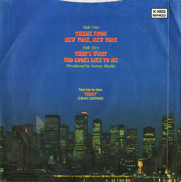 Frank Sinatra : New York New York   (7", RE, Pap)