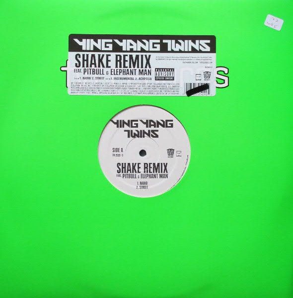 Ying Yang Twins Feat. Pitbull & Elephant Man : Shake Remix (12")
