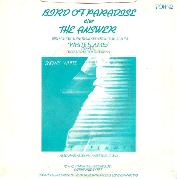 Snowy White : Bird Of Paradise (7", Single, Sol)