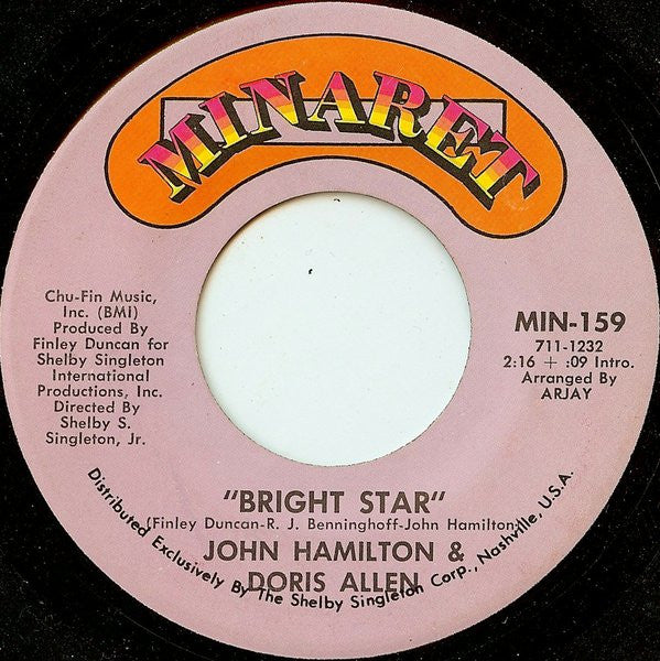 Big John Hamilton & Doris Allen : Them Changes / Bright Star (7", Single)
