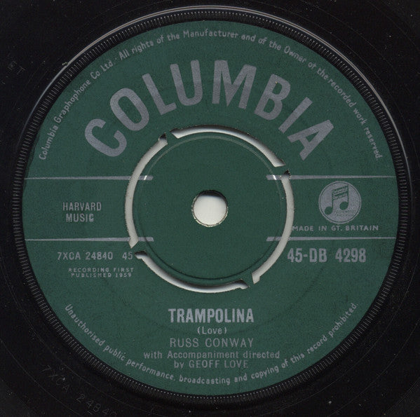 Russ Conway : Roulette (7", Single)