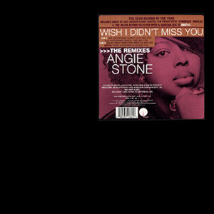 Angie Stone : Wish I Didn't Miss You (The Remixes) (12")