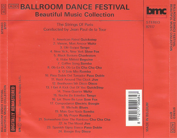 Strings Of Paris Conducted By Jean Paul De La Tour : Ballroom Dance Festival (CD, Album)