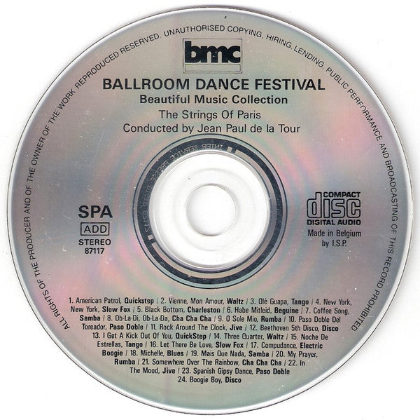 Strings Of Paris Conducted By Jean Paul De La Tour : Ballroom Dance Festival (CD, Album)