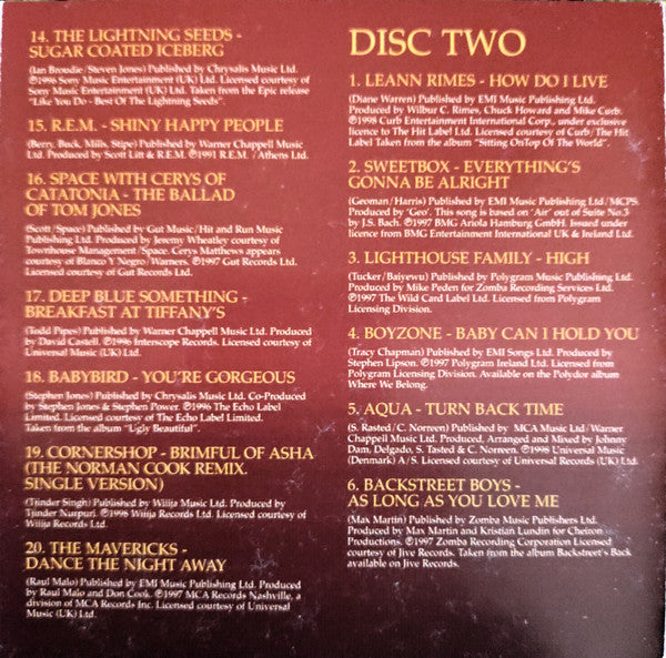 Various : Simply The Best Radio Hits (2xCD, Comp)