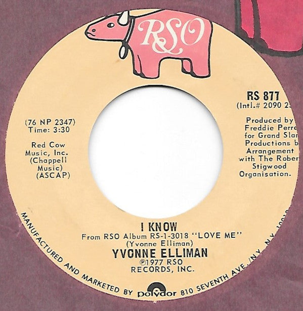 Yvonne Elliman : I Can't Get You Outa My Mind (7", Single)
