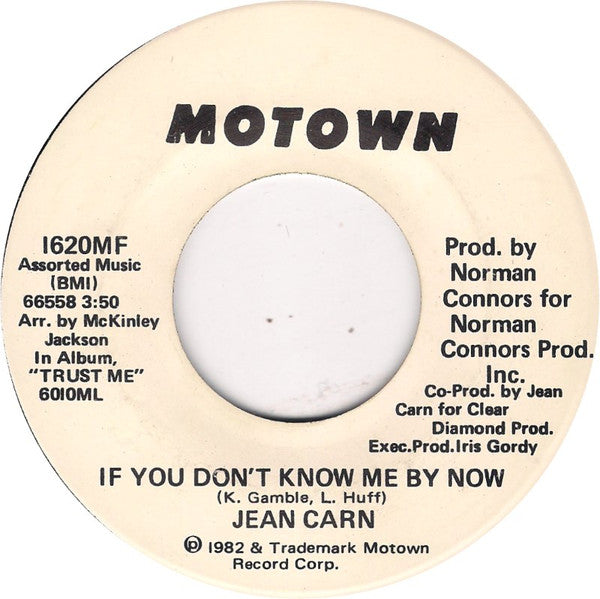 Jean Carn : If You Don't Know Me By Now (7", Single, Promo)