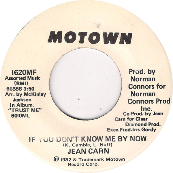 Jean Carn : If You Don't Know Me By Now (7", Single, Promo)