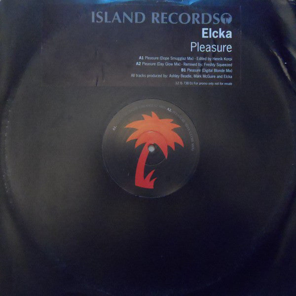 Elcka : Pleasure (12", Promo)