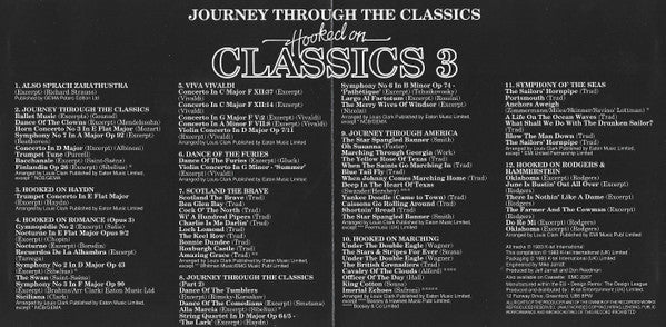 Louis Clark Conducting Royal Philharmonic Orchestra : Hooked On Classics 3 - Journey Through The Classics (CD, Album)