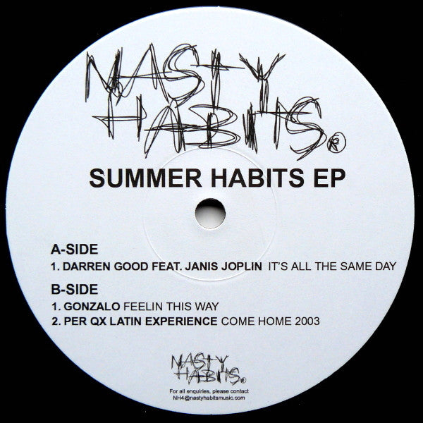 Various : Summer Habits EP (12", EP, Ltd, Promo)