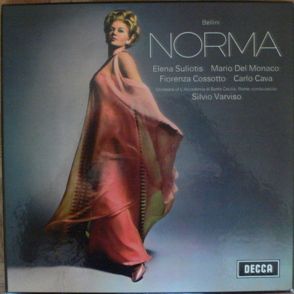 Bellini* - Elena Suliotis*, Mario Del Monaco, Fiorenza Cossotto, Carlo Cava, Orchestra Of L'Accademia Di Santa Cecilia, Rome*, Silvio Varviso : Norma (2xLP + Box, RE)