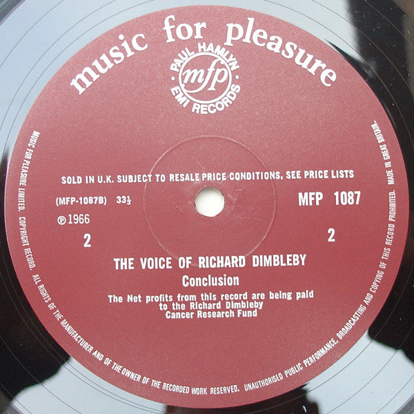 Richard Dimbleby : The Voice Of Richard Dimbleby (LP, Mono)