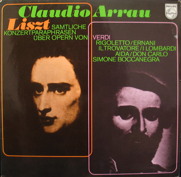 Claudio Arrau - Franz Liszt : Sämtliche Konzertparaphrasen Über Opern Von Verdi (LP)