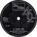 Marvin Gaye & Kim Weston : It Takes Two (7", Single, RE, Sol)
