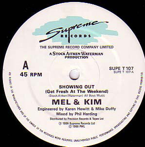 Mel & Kim : Showing Out (12", Pic)