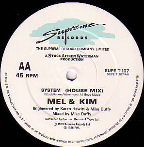 Mel & Kim : Showing Out (12", Pic)