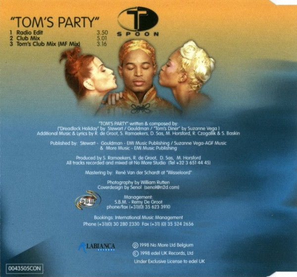 T-Spoon : Tom's Party (CD, Maxi)