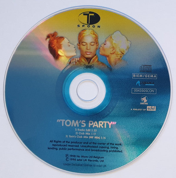 T-Spoon : Tom's Party (CD, Maxi)