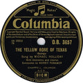 Michael Holliday With Orchestra And Chorus Conducted By Norrie Paramor : The Yellow Rose Of Texas / Stein Song (Shellac, 10")