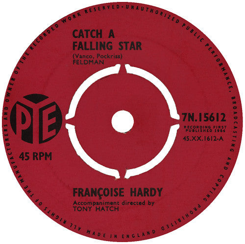 Françoise Hardy : Catch A Falling Star / Only Friends (7", Single)