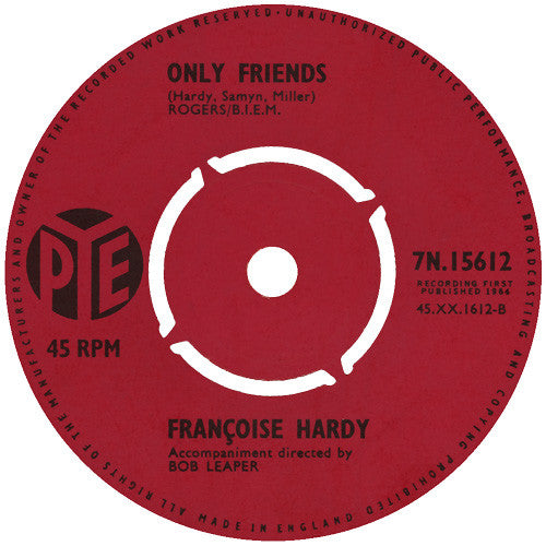 Françoise Hardy : Catch A Falling Star / Only Friends (7", Single)