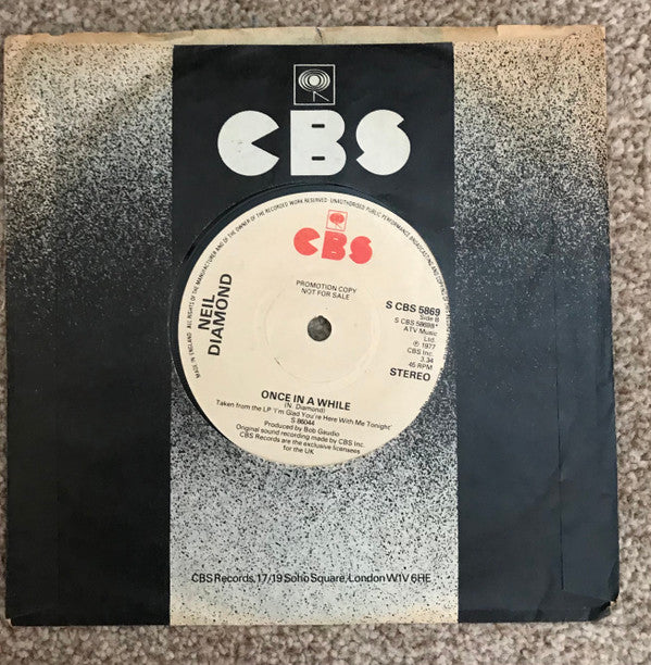 Neil Diamond : Desirée (7", Single, Promo, Sol)