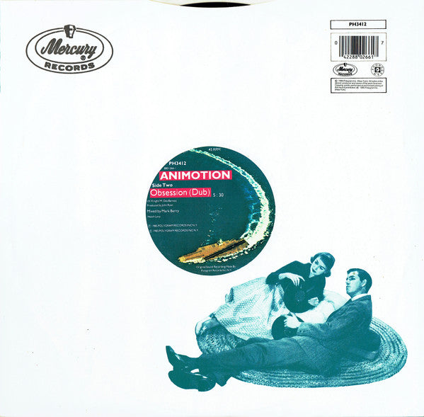 Animotion : Obsession (12", Single, Non)