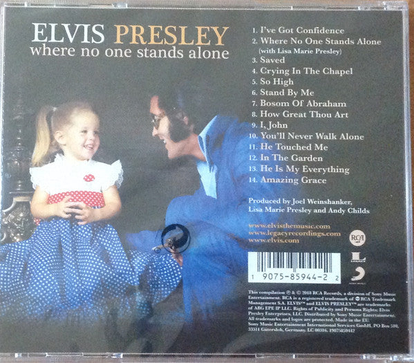 Elvis Presley : Where No One Stands Alone (CD, Album)