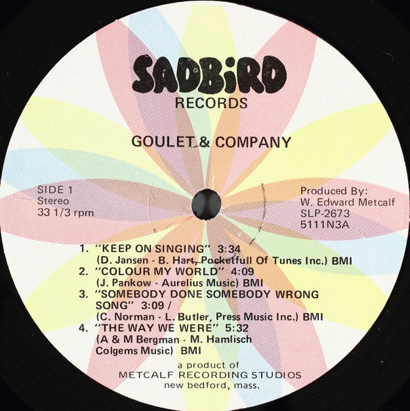 Goulet & Company : You Ain't Heard Nothing, Yet! (LP, Album)