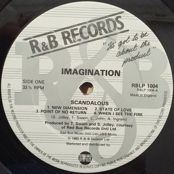 Imagination : Scandalous (LP, Album, Gat)