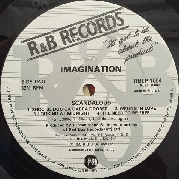 Imagination : Scandalous (LP, Album, Gat)