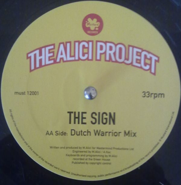 The Alici Project : The Sign (12")