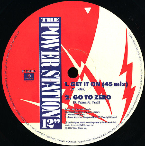 The Power Station : Get It On (12")