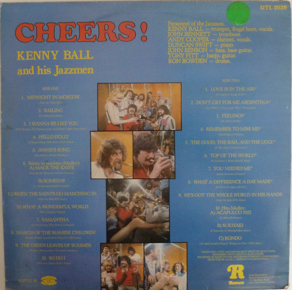 Kenny Ball And His Jazzmen : Cheers! (LP)