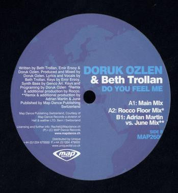 Doruk Ozlen & Beth Trollan : Do You Feel Me (12")