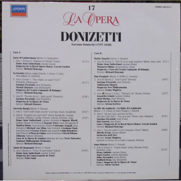 Gaetano Donizetti : Donizetti (LP, Comp)